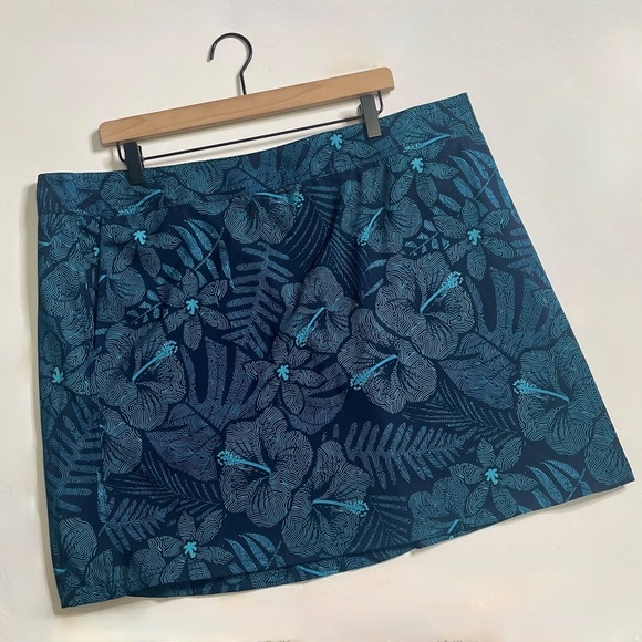 RIPSKIRT HAWAII Rip Skirt Length 2 Wrap Skirt Maui Moonlight Blue Floral XXL - Picture 3 of 16